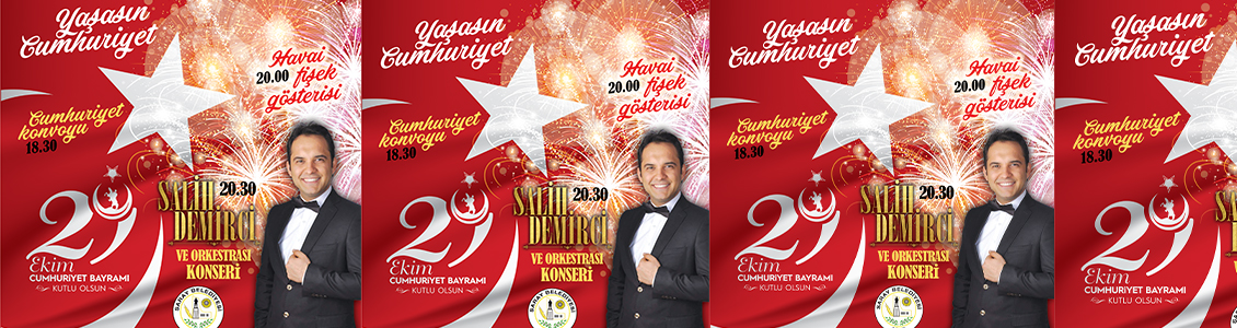 Cumhuriyetimizin 99’uncu yıldönümü coşkuyla kutlanacak