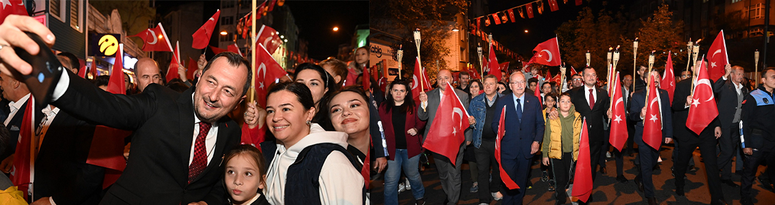 Cumhuriyet Bayramı coşkusu Hande Ünsal konseri ile taçlandı