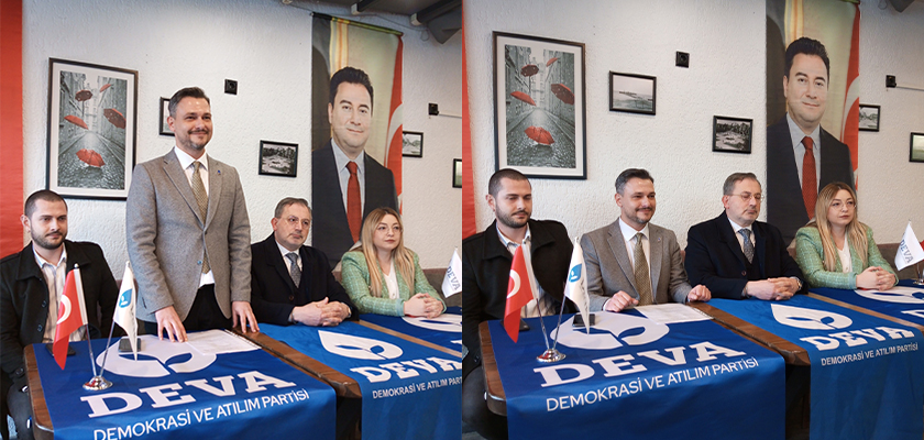 Varan, Deva Partisi İlçe Başkanlığına atanması ile ilgili basın toplantısı düzenledi