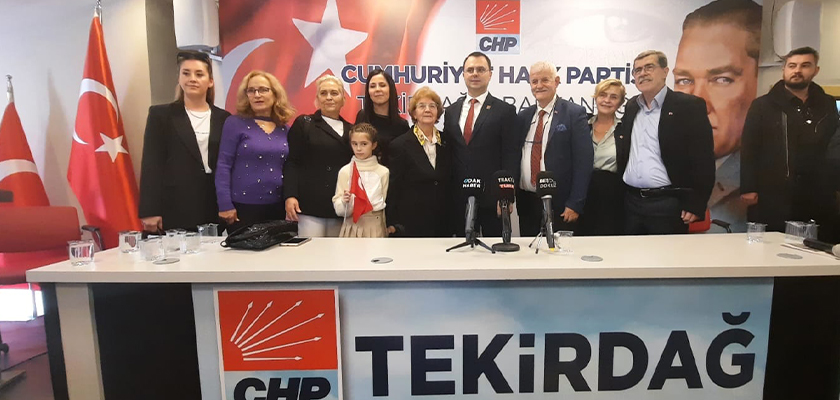 CHP Tekirdağ Süleymanpaşa Belediye Başkanı A. adaylığını Erdin Eral yoğun bir katılımla açıkladı
