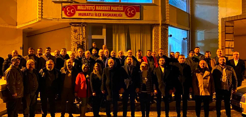 MHP Tekirdağ İl Başkanlığı, Seçim Çalışmalarına Muratlı İlçe Başkanlığı