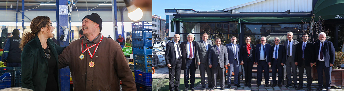 ÇORLU, ERGENE VE ÇERKEZKÖY BÜYÜKŞEHİR ADAYI YÜCEER’İ SEVGİ SELİ İLE KARŞILADI