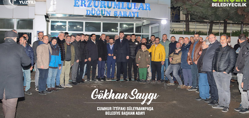Hemşeri Derneklerinden Gökhan Saygı’ya Tam Destek 