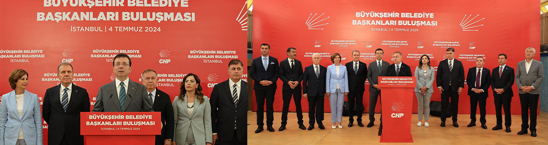 BÜYÜKŞEHİR BELEDİYE BAŞKANLARI İSTANBUL’DA BİR ARAYA GELDİ