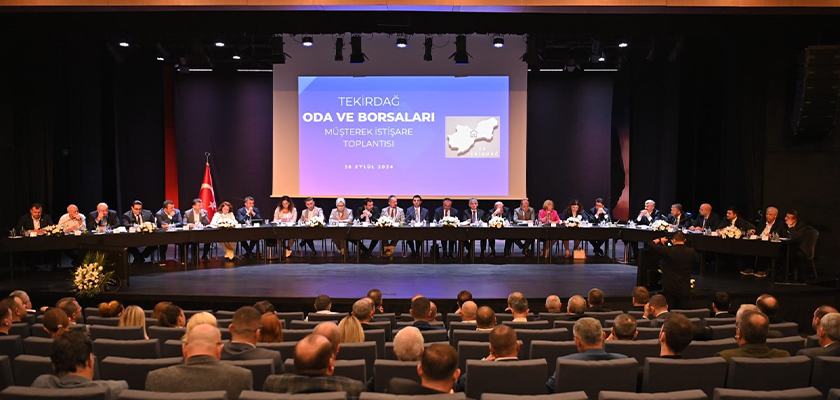 TEKİRDAĞ ODA VE BORSALARI MÜŞTEREK İSTİŞARE TOPLANTISI GERÇEKLEŞTİ