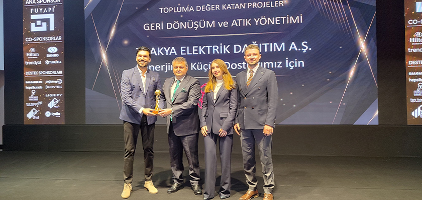 TREDAŞ’ın “Enerjimiz Küçük Dostlarımız İçin”  Projesine Toplumsal Fayda Ödülü