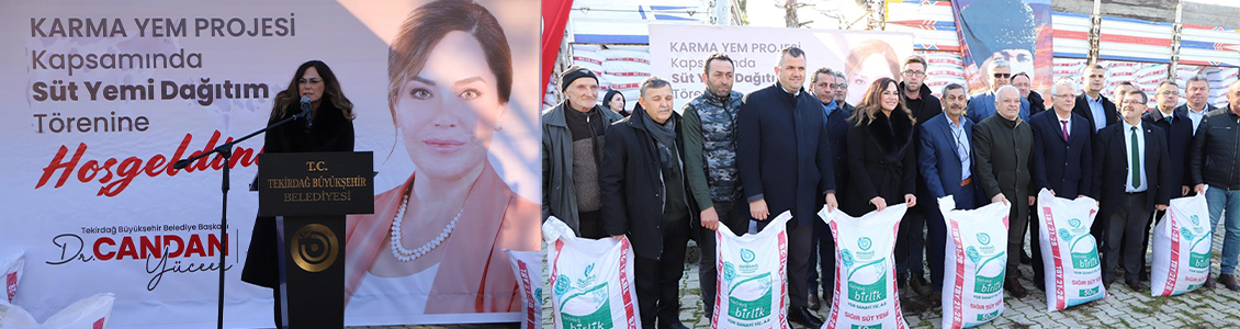 BÜYÜKŞEHİRʼDEN SÜT ÜRETİCİSİNE “CANDAN” DESTEK