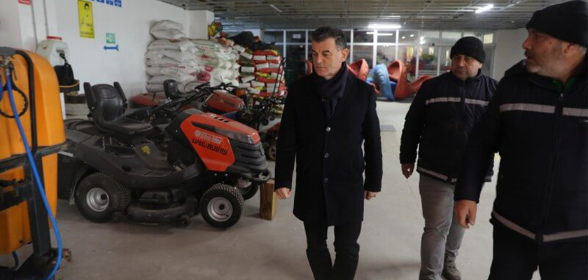 Başkan Çetin, Çalışma Alanlarında İncelemelerde Bulundu