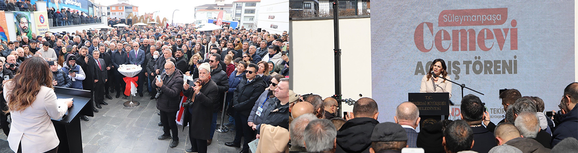 SÜLEYMANPAŞA CEMEVİ TÖRENLE HİZMETE AÇILDI