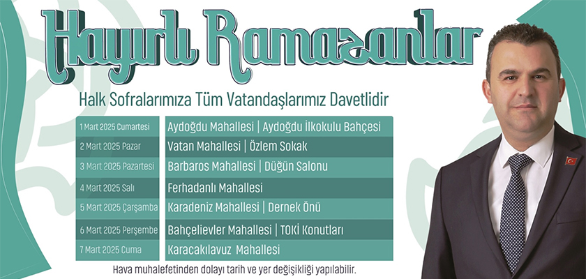 Süleymanpaşa Belediyesi Geleneksel Mahalle İftarları Başlıyor