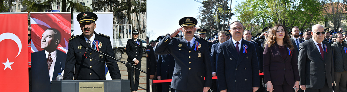 Türk Polis Teşkilatının Kuruluş Yıldönümü Münasebetiyle Tören Düzenlendi