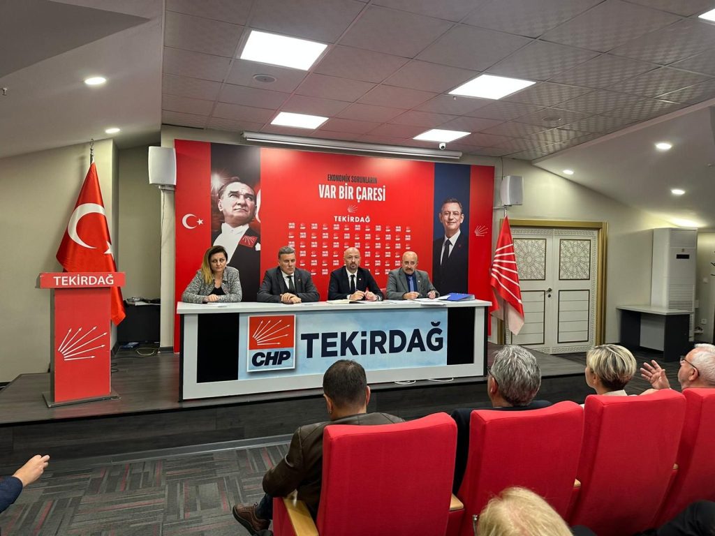 CHP Tekirdağ İl Yönetiminde Yeni Görevlendirmeler Belirlendi