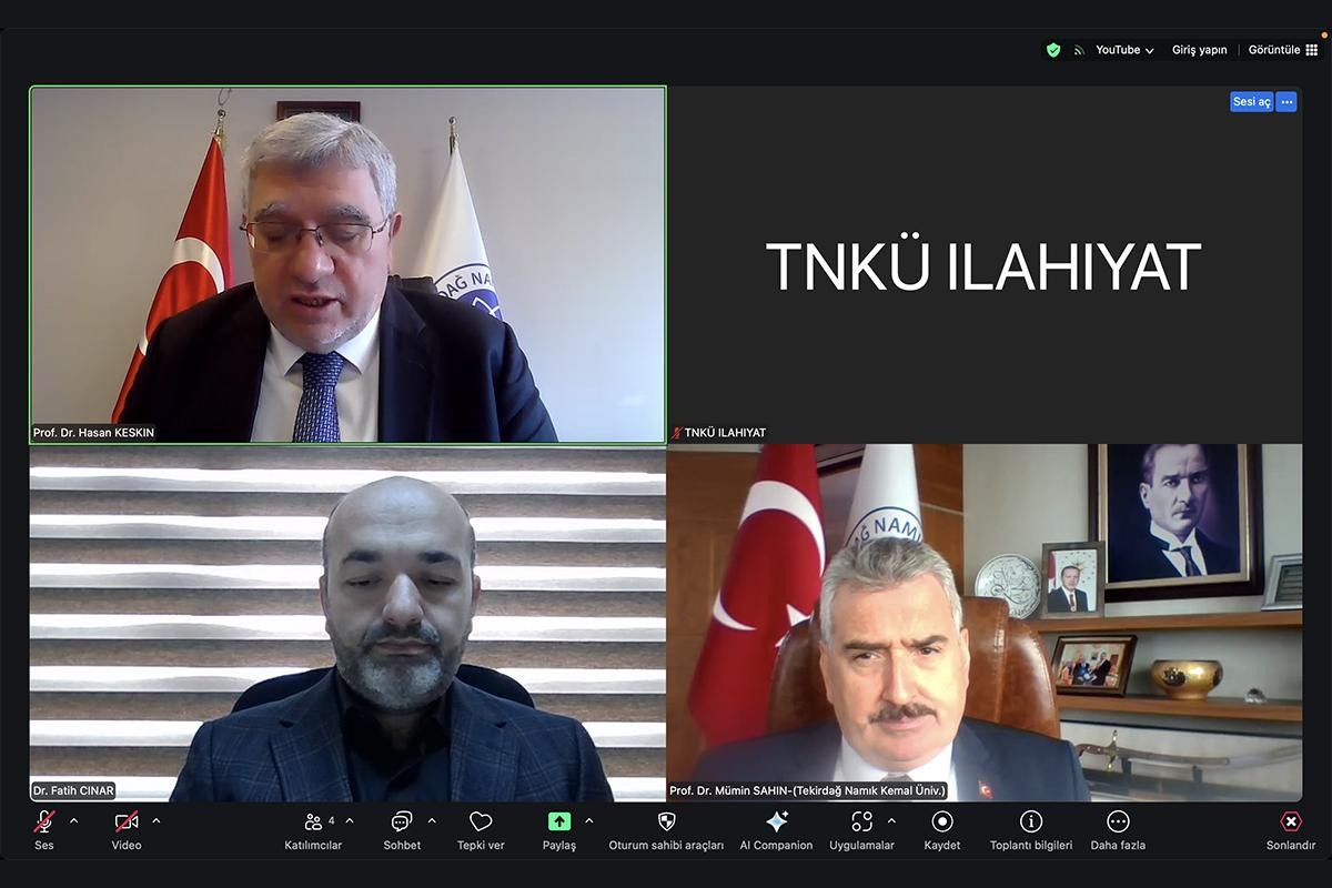 VI. ULUSLARARASI GEÇMİŞTEN GÜNÜMÜZE TEKİRDAĞ’DA DİNİ VE KÜLTÜREL HAYAT SEMPOZYUMU DÜZENLENDİ