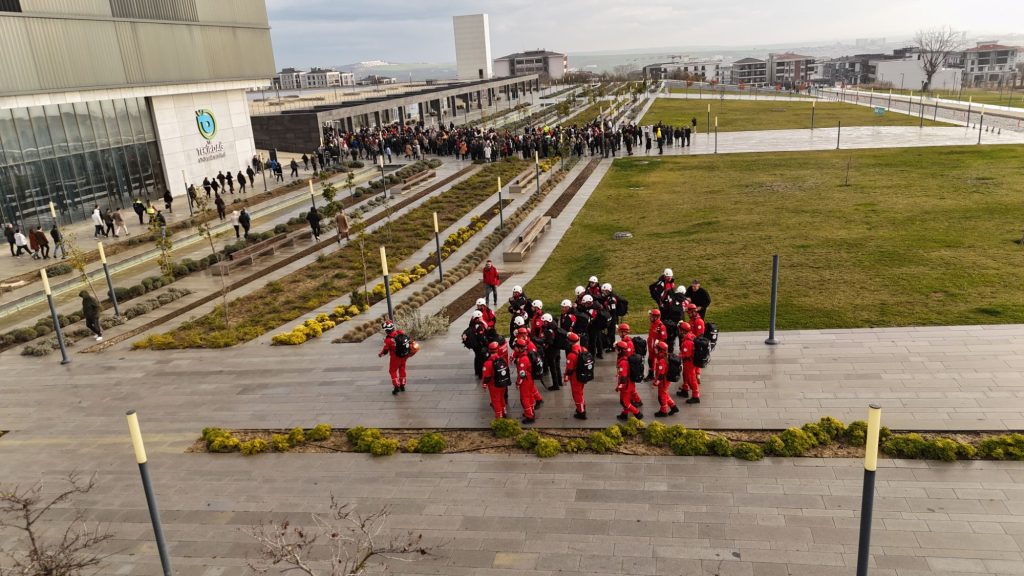 BÜYÜKŞEHİR OLASI AFETLERE KARŞI TATBİKATTA