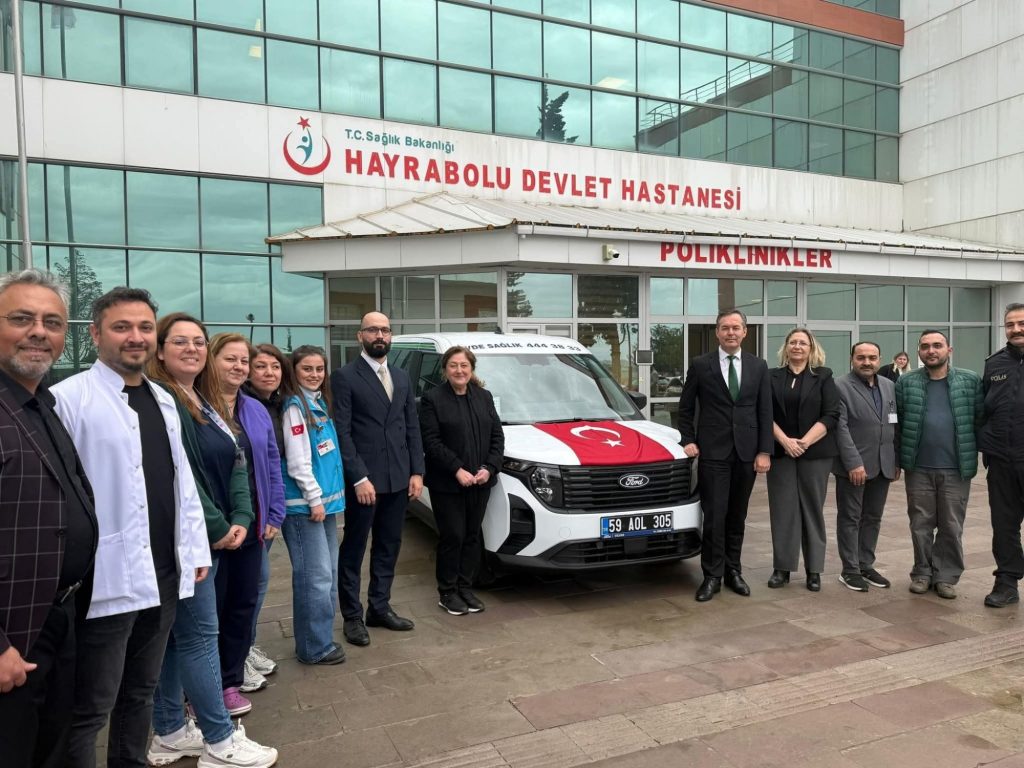 Hayrabolu Devlet Hastanesine Evde Sağlık Hizmetleri İçin Araç Bağışı