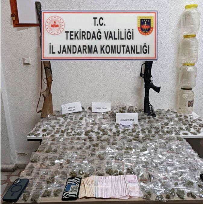 Tekirdağ’da Jandarmadan Uyuşturucuya Büyük Darbe