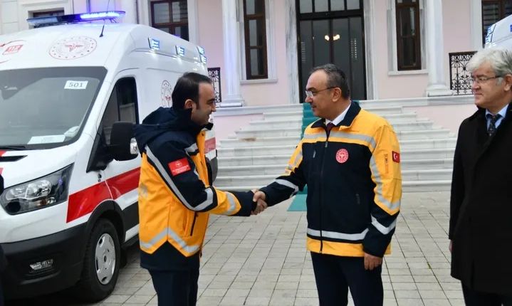 Tekirdağ’a 6 Yeni Ambulans Hizmete Girdi