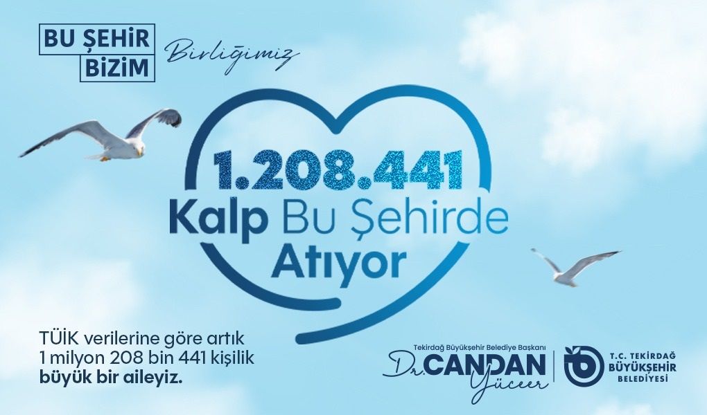 CANDAN BAŞKAN: “TEKİRDAĞ BÜYÜYOR, HİZMET KALİTEMİZ ARTIYOR”