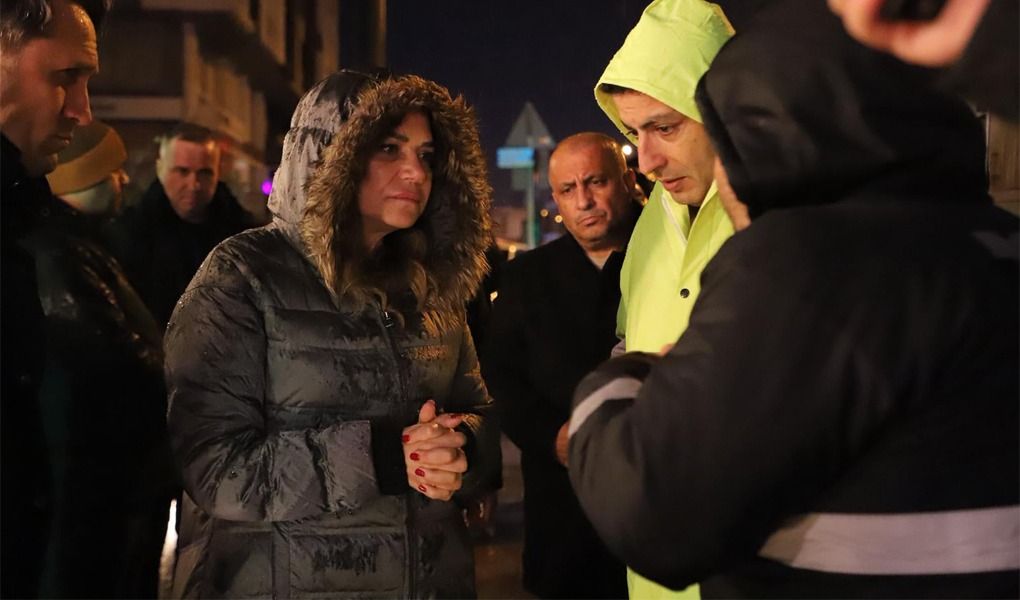 ÇORLU’DA ÇÖKME SONRASI GECE YARISI YOĞUN MESAİ