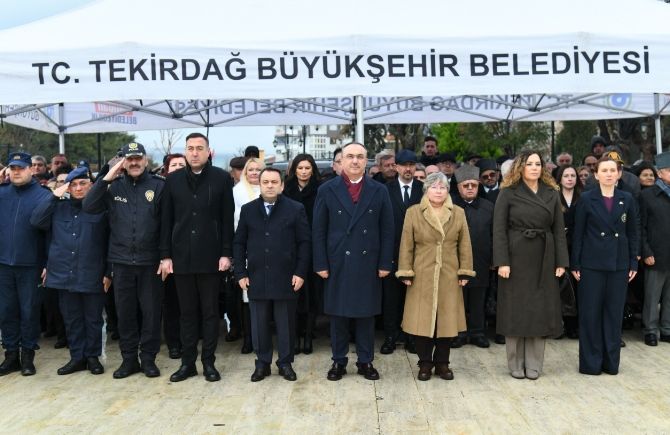 Atatürk’ün Tekirdağ’a İlk Gelişinin 111. Yılı Törenle Anıldı