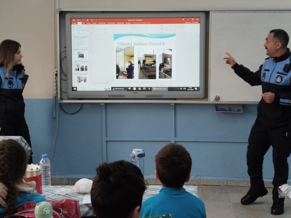 BÜYÜKŞEHİR ZABITASI’NDAN ÖĞRENCİLERE MESLEK TANITIM ETKİNLİĞİ
