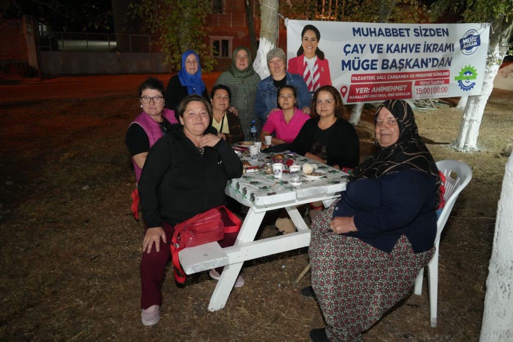 ERGENE’DE ÇAYLAR VE KAHVELER MÜGE BAŞKANDAN