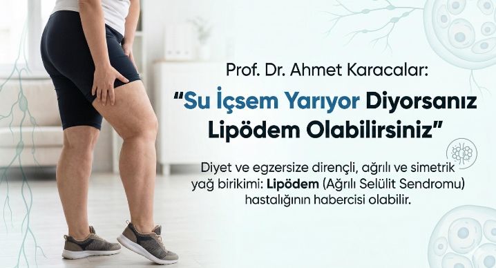 “Su İçsem Yarıyor Diyorsanız Lipödem Olabilirsiniz”