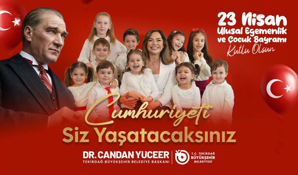 CANDAN BAŞKAN’IN 23 NİSAN ULUSAL EGEMENLİK VE ÇOCUK BAYRAMI MESAJI