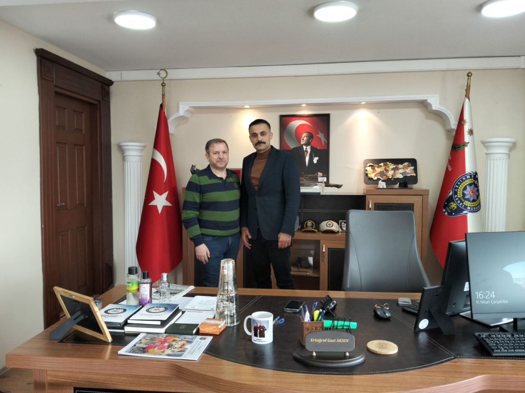 Süleymanpaşa İlçe Emniyet Müdürü Aksoy’a Hayırlı Olsun Ziyareti