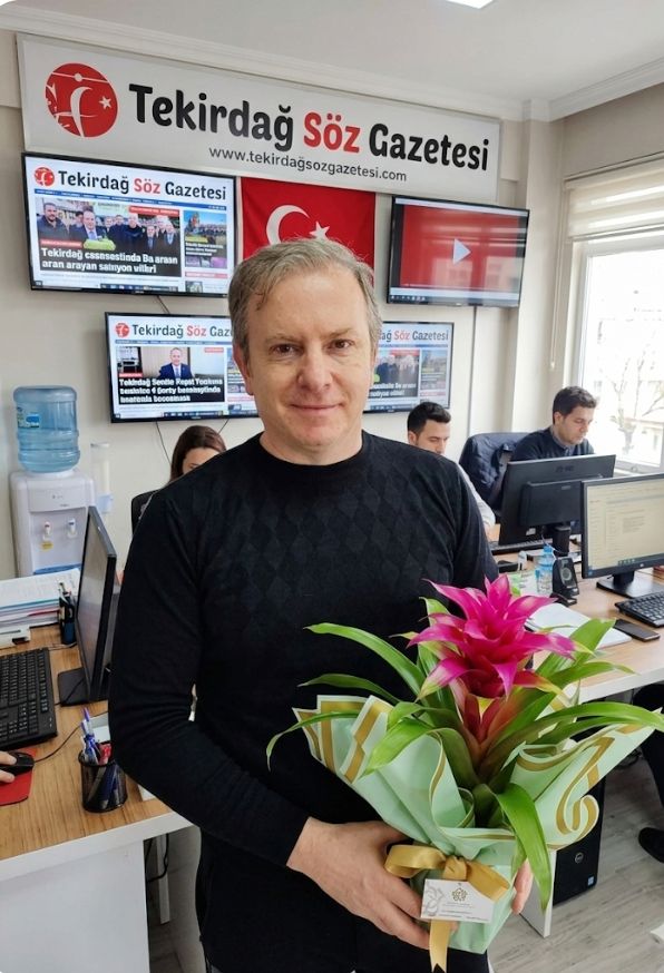 Süleymanpaşa Belediye Başkanı Nallar’dan Tekirdağ Söz Gazetesi’ne Kuruluş Yıldönümü Kutlaması