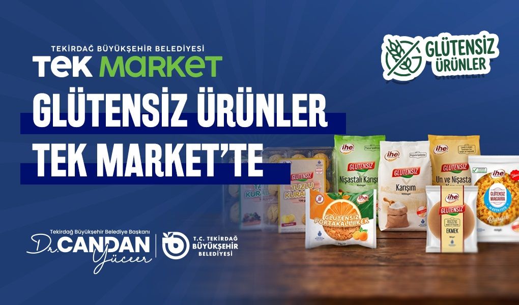 BÜYÜKŞEHİR’DEN TEK MARKET’TE GLÜTENSİZ MÜJDE