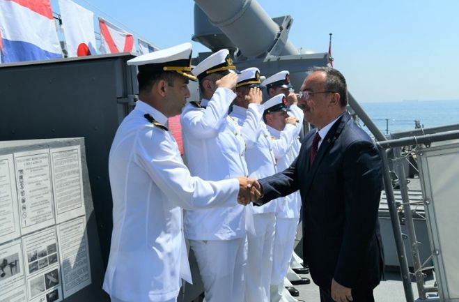 Vali Soytürk TCG Gurbet Gemisi’ni Ziyaret Etti