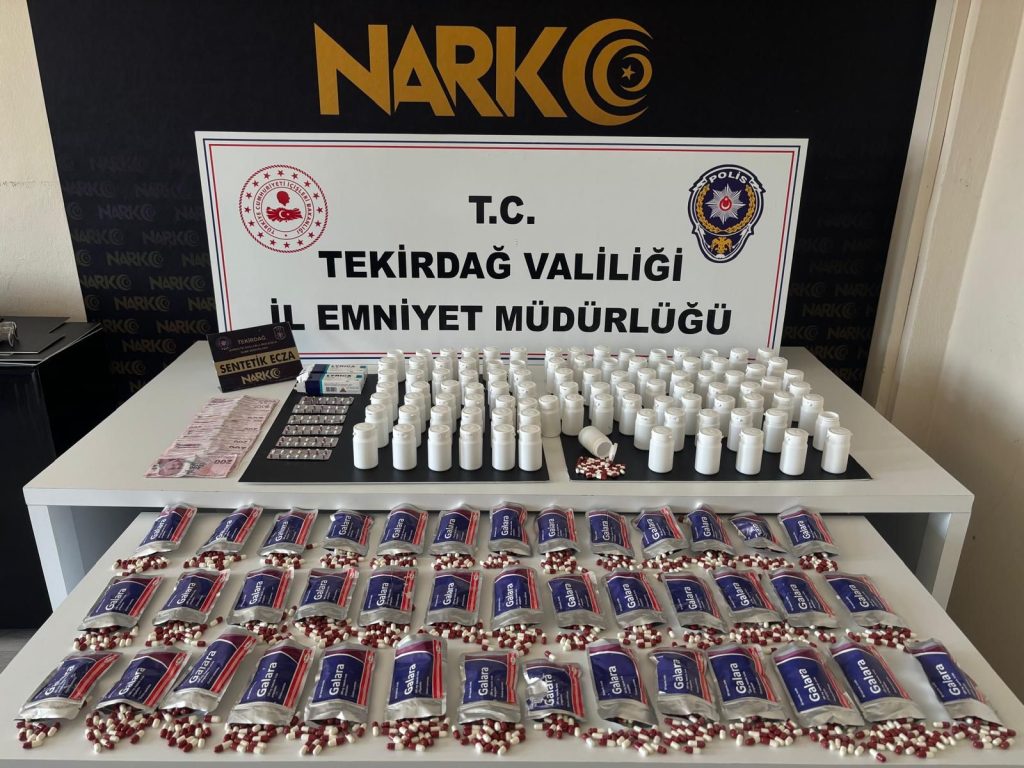 Tekirdağ’da Zehir Tacirlerine Büyük Darbe: 3 Tutuklama