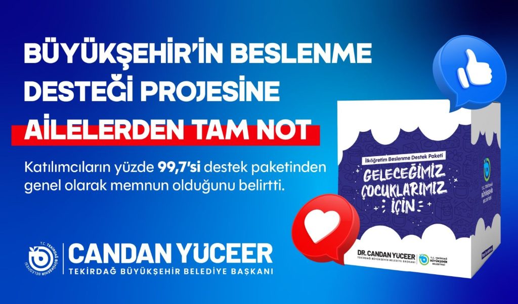BÜYÜKŞEHİR’İN BESLENME DESTEĞİ PROJESİNE AİLELERDEN TAM NOT