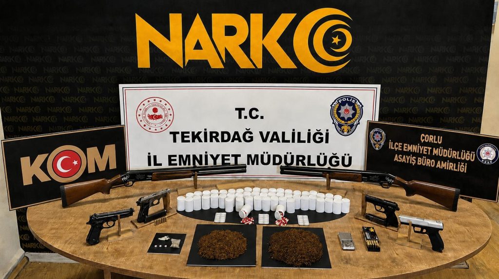 TEKİRDAĞ’DA ZEHİR TACİRLERİNE BÜYÜK DARBE