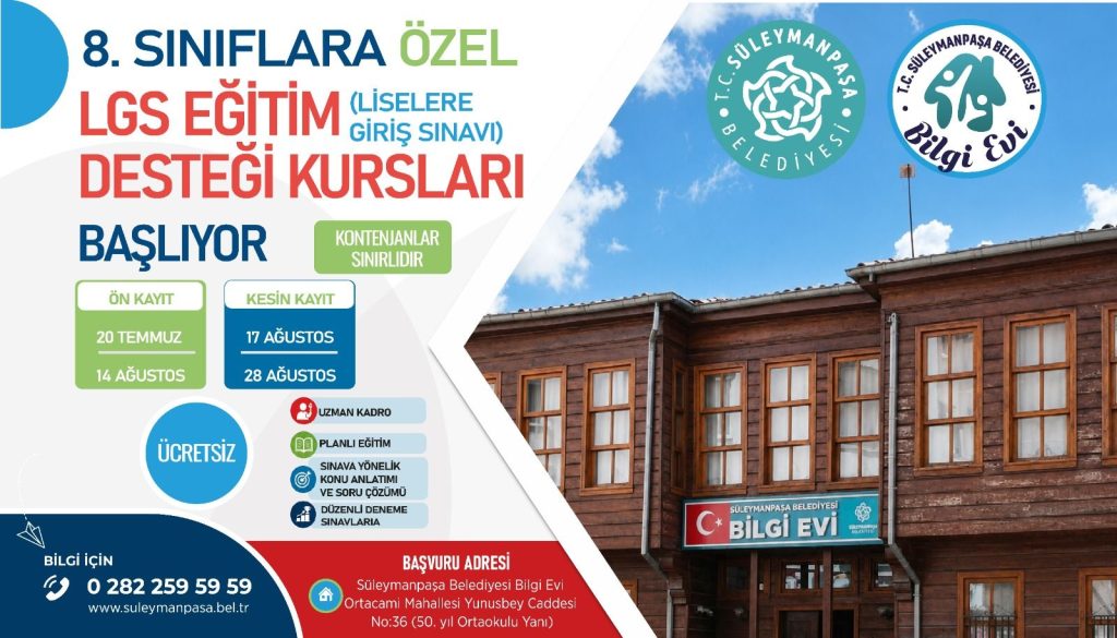 Bilgi Evi Kayıtları Başlıyor