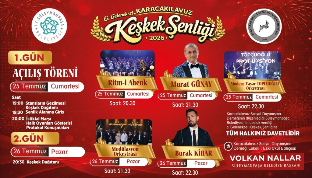 Keşkek Şenliği İçin Geri Sayım Başladı
