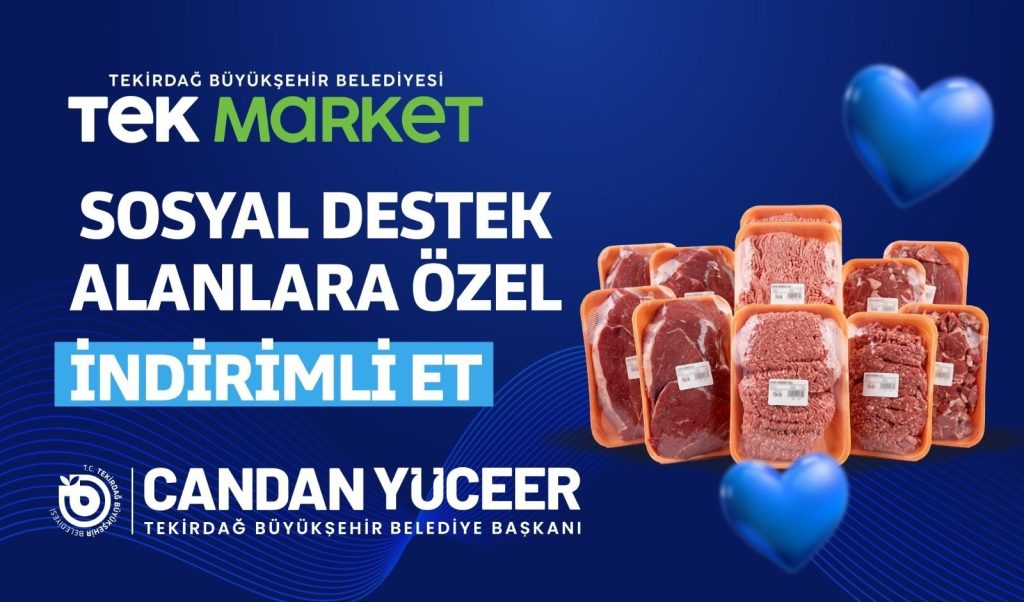 TEK MARKETLERDE SOSYAL DESTEK ALANLARA ÖZEL İNDİRİMLİ ET!