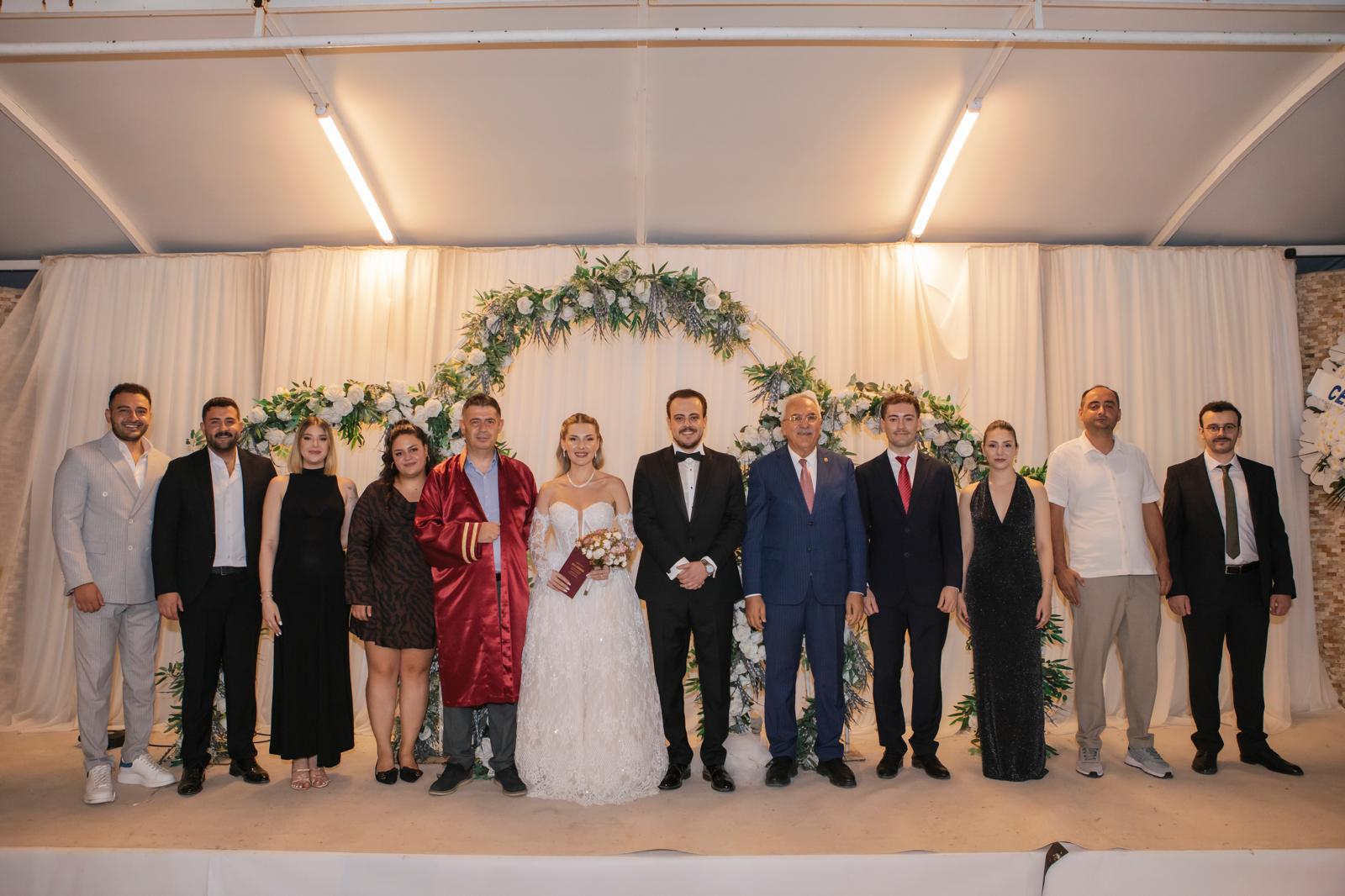 EGE’DEN TRAKYA’YA UZANAN AŞK: MERT OSMANOĞLU VE BUSE YALÇIN DÜNYAEVİNE GİRDİ