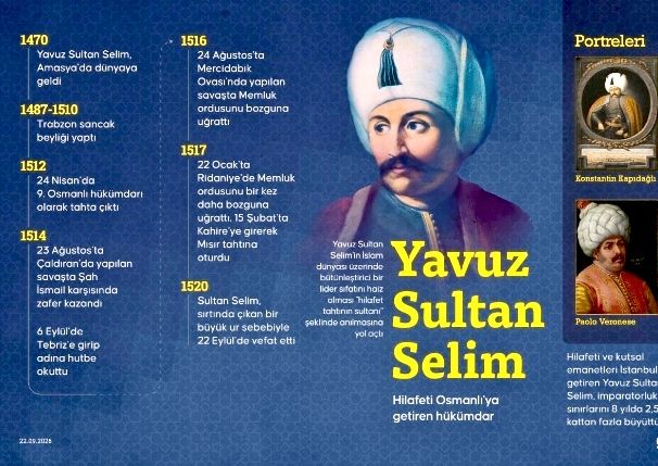 YAVUZ SULTAN SELİM, VEFAT ETTİĞİ YERDE ANILDI!