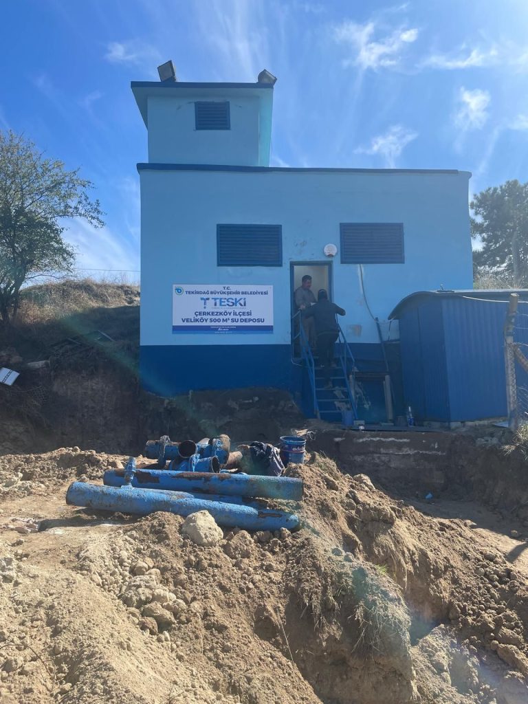 VELİKÖY SU DEPOSU YENİLENDİ